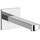 Gessi CORSO VENEZIA bocca da parete con attacco da 1/2" alimentata con comando remoto (non incluso) finitura cromo 47203#031