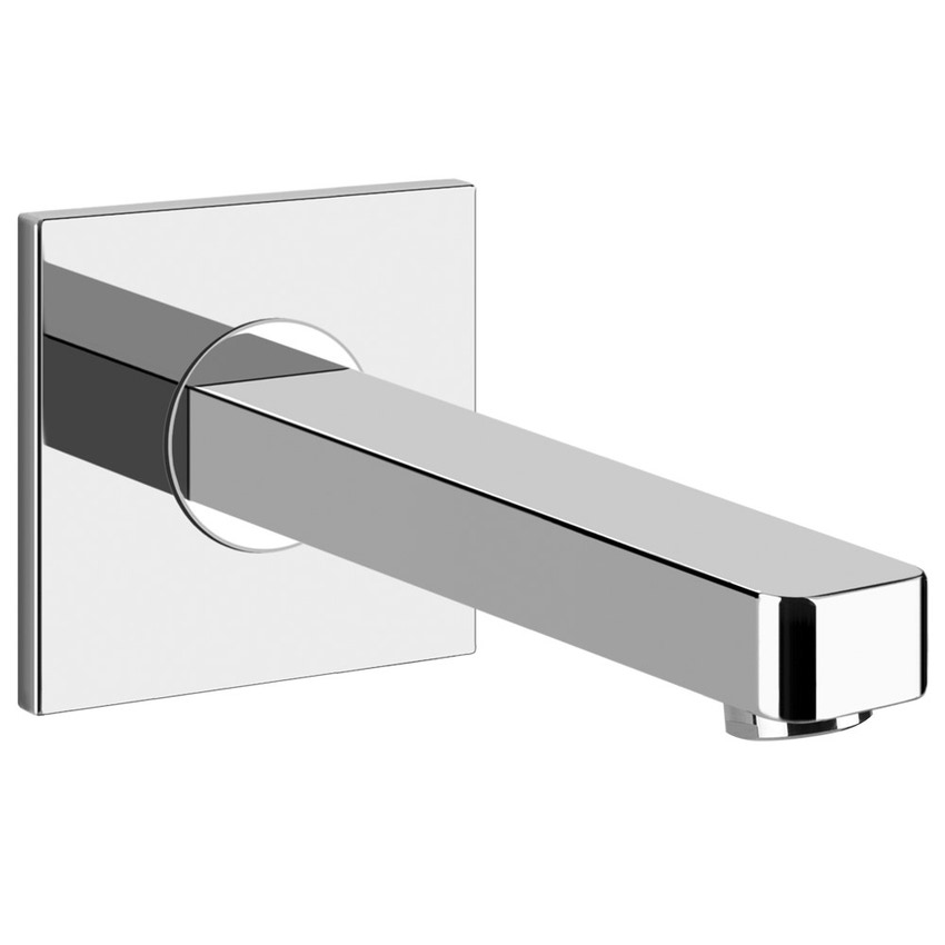 Immagine di Gessi CORSO VENEZIA bocca da parete con attacco da 1/2" alimentata con comando remoto (non incluso) finitura cromo 47203#031