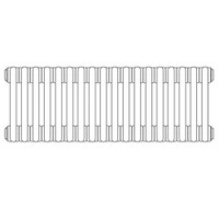 Immagine di Irsap TESI 3 radiatore 18 elementi H.200 L.81 P.10,1 cm, colore bianco edelweiss finitura lucido RT320001834IRNON