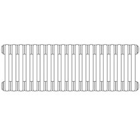 Immagine di Irsap TESI 3 radiatore 19 elementi H.200 L.85,5 P.10,1cm, colore blu baltico finitura opaco RT32000191PIRNON