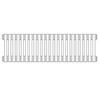 Immagine di Irsap TESI 3 radiatore 22 elementi H.60 L.99 P.10,1cm, colore grigio chiaro finitura opaco RT30600228NIR02N