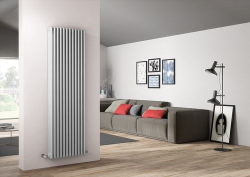 Immagine di Irsap TESI 4 radiatore 7 elementi H.180 L.31,5 P.13,9cm, colore bianco edelweiss finitura lucido RT418000734IRNON