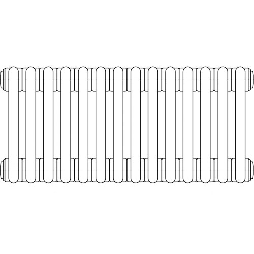 Immagine di Irsap TESI 4 radiatore 14 elementi H.180 L.63 P.13,9cm, colore quartz 1 finitura ruvido RT41800141CIRNON