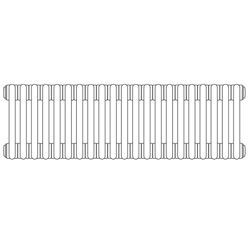 Immagine di Irsap TESI 4 radiatore 21 elementi H.50 L.94,5 P.13,9 cm, colore sunstone finitura ruvido RT40500212DIR02N