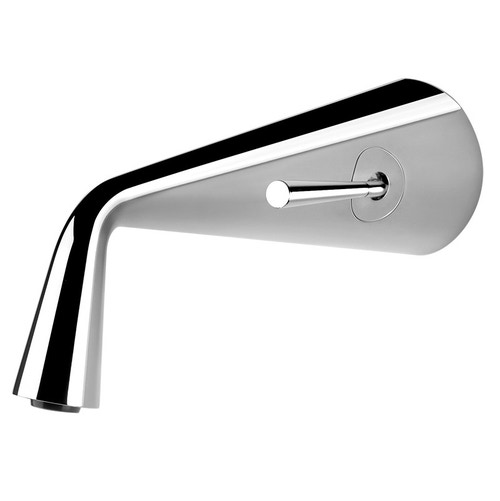Immagine di Gessi CONO miscelatore lavabo, a parete, bocca P.23 cm, senza scarico, finitura copper PVD 45088#030