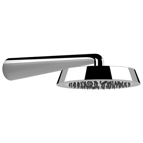 Immagine di Gessi CONO soffione anticalcare a parete, orientabile, finitura black metal brushed PVD 45151#707