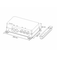 Immagine di Kaldewei Rubinetteria elettronica tipo B per Comfort select, per vasche da bagno freestanding 689720110999