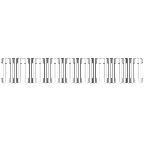 Immagine di Irsap TESI 4 radiatore 37 elementi 30x166,5x13,9cm, bianco RT403003701IRNON01