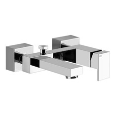 Immagine di Gessi RETTANGOLO miscelatore esterno vasca con deviatore automatico bagno/doccia, finitura cromo 20013#031