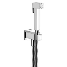 Immagine di Gessi RETTANGOLO SHOWER doccetta shut-off a parete, L.9.5 cm, finitura cromo 20021#031