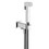 Immagine di Gessi RETTANGOLO SHOWER doccetta shut-off a parete, L.11.5 cm, finitura cromo 20023#031