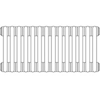Immagine di Irsap TESI 5 radiatore 14 elementi 150x63x17,7cm, bianco RT5RT515001401IRNON01