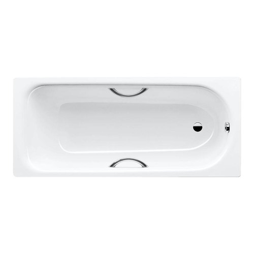 Immagine di Kaldewei SANIFORM PLUS STAR vasca rettangolare L.170 P.70 cm, in acciaio smaltato, con predisposizione per montaggio maniglie, colore bianco alpino 133500010001