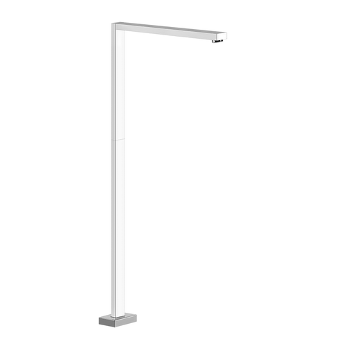 Immagine di Gessi RETTANGOLO bocca da terra, finitura black metal PVD 20396#706