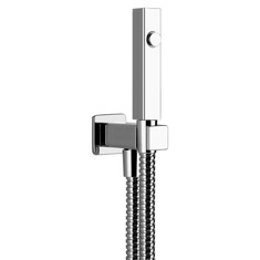 Immagine di Gessi SHOWER scopino a getto d'acqua a parete, con attacco da 1/2", finitura cromo 33823#031