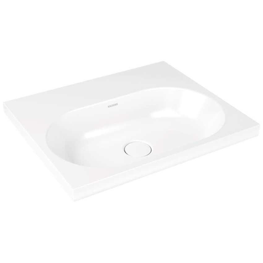 Immagine di Kaldewei CENTRO lavabo da appoggio 60x50 cm, con un foro per rubinetto senza troppopieno, bianco 902806003001