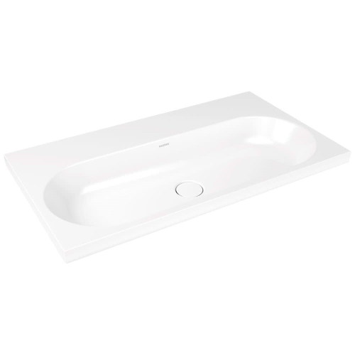 Immagine di Kaldewei CENTRO lavabo da semincasso 90x50 cm senza fori per rubinetto senza troppopieno 902906003001