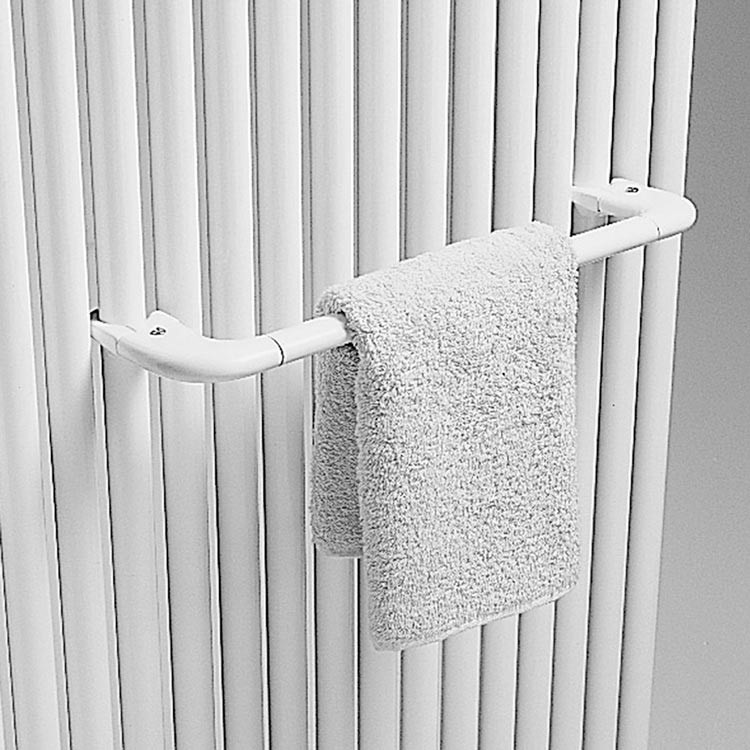 Immagine di Irsap Porta salviette applicabile per radiatori TESI, larghezza cm 40, bianco ANSTERT4001