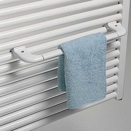 Immagine di Irsap Porta salviette applicabile per radiatore NOVO, larghezza cm 58, colore bianco ANSTEND5801