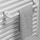 Irsap Porta salviette applicabile per radiatori GEO e ARES, lunghezza cm 58, colore bianco ANSTEGM5801