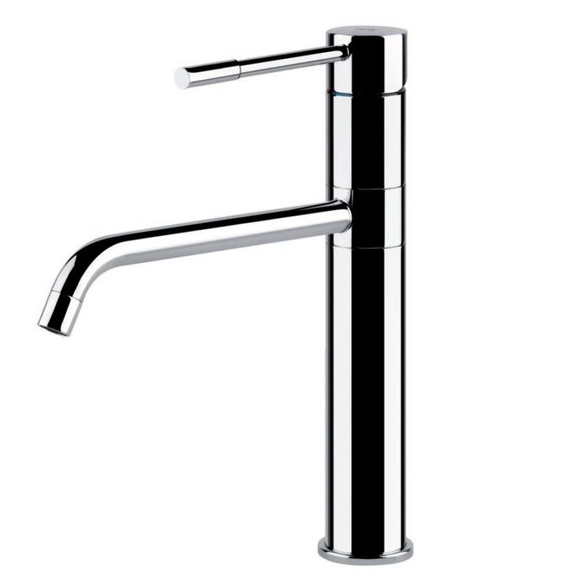 Immagine di Gessi OXYGENE CUCINA H.T. miscelatore monocomando con canna girevole per lavello finitura cromo 13173#031