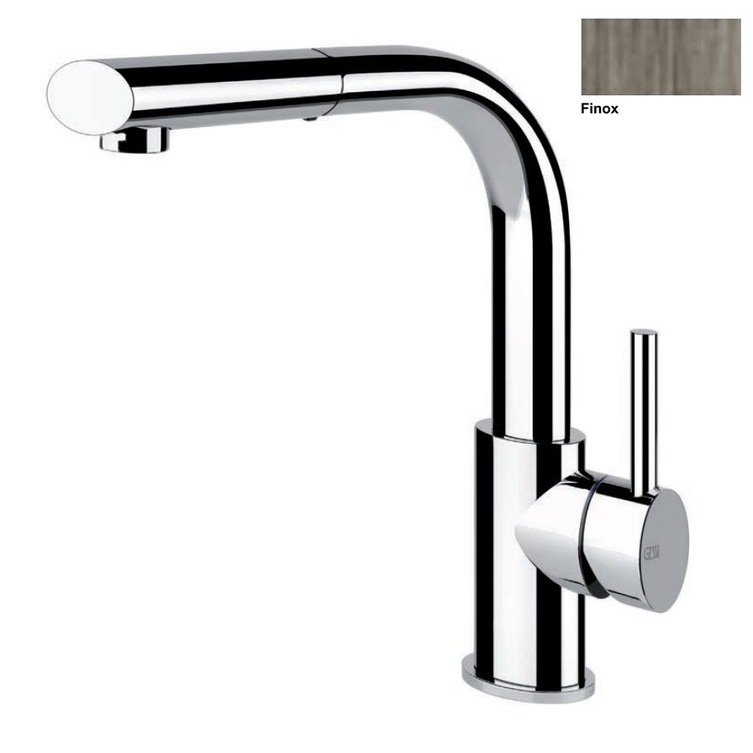 Gessi Rubinetteria Cucina Prezzi.Gessi 26023 149 Ovale Cucina Miscelatore Monocomando Con Canna Girevole Doccetta Estraibile A Mono Getto Per Lavello Finitura Finox Prezzi E Offerte Su Tavolla Com