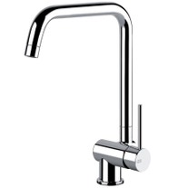 Grohe 31491000 Concetto Miscelatore monocomando per lavello con flessibile  elastico in Santoprene igienico GROHflexx kitchen, finitura cromo