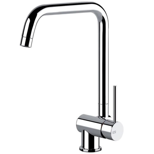 Immagine di Gessi OXYGENE miscelatore monocomando sotto finestra, con canna girevole abbattibile, finitura cromo 50311#031