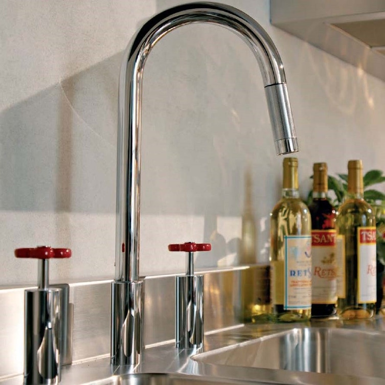 Miscelatore Cucina Gessi Con Doccetta.Gessi 17467 031 Oxygene Cucina H T Miscelatore Tre Fori Con Canna Girevole Doccetta Estraibile A Mono Getto Finitura Cromo Prezzi E Offerte Su Tavolla Com