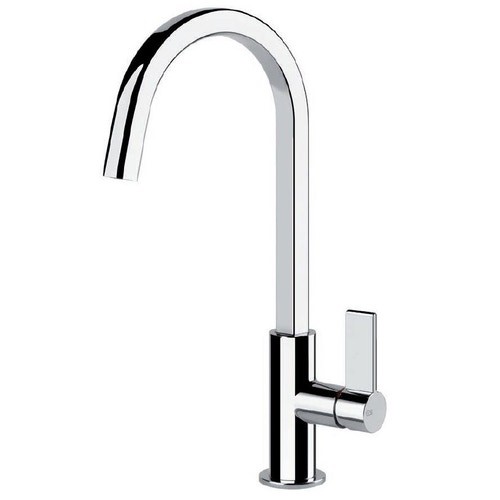 Immagine di Gessi HELIUM miscelatore monocomando con canna girevole, per lavello, finitura cromo 17105#031