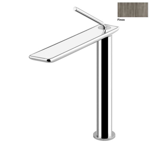 Immagine di Gessi KITCHEN miscelatore monocomando con canna girevole per lavello finitura finox 38510#149