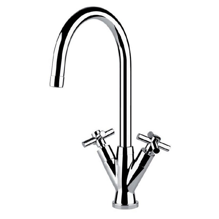 Rubinetto Monoforo Con Due Comandi.Gessi 50211 031 Kitchen Rubinetto Monoforo Doppio Comando Con Canna Girevole Finitura Cromo Prezzi E Offerte Su Tavolla Com