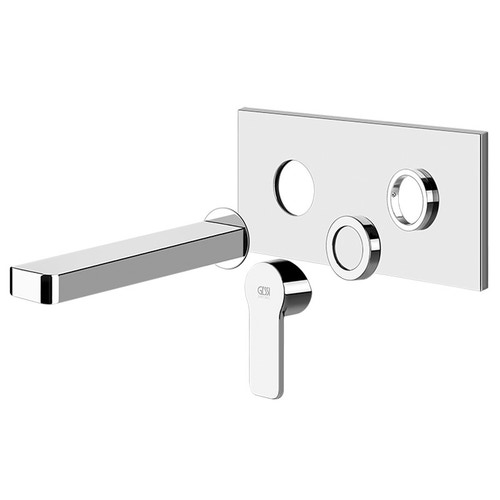 Immagine di Gessi CORSO VENEZIA parti esterne per miscelatore monocomando ad incasso con bocca senza scarico finitura cromo 47190#031