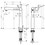 Immagine di Hansgrohe TALIS S miscelatore monocomando lavabo 250, da catino, con scarico, finitura cromo 72115000