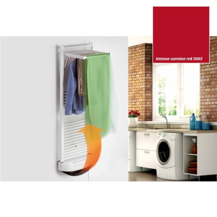 Immagine di Deltacalor Dryer Electric plus Scaldasalviette stendino Rosso h. 1554 mm SEOLD115050TS3002