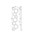 Irsap BUBBLE Large per TESI, bianco, accessorio Design 134,3x33,1x4,6cm ATBUBBLEL01