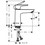 Immagine di Hansgrohe TALIS E miscelatore monocomando lavabo 110, con piletta push-open, finitura cromo 71711000