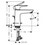 Immagine di Hansgrohe TALIS E miscelatore monocomando lavabo 110, CoolStart, con salterello, con scarico, finitura cromo 71713000