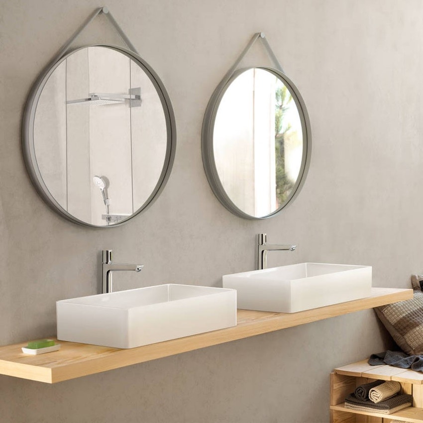 Immagine di Hansgrohe TALIS SELECT E miscelatore lavabo 240, con saltarello, finitura cromo 71752000