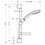 Immagine di Hansgrohe CROMA 100 set doccia Vario, con asta doccia 90 cm e portasapone, finitura cromo 27771000