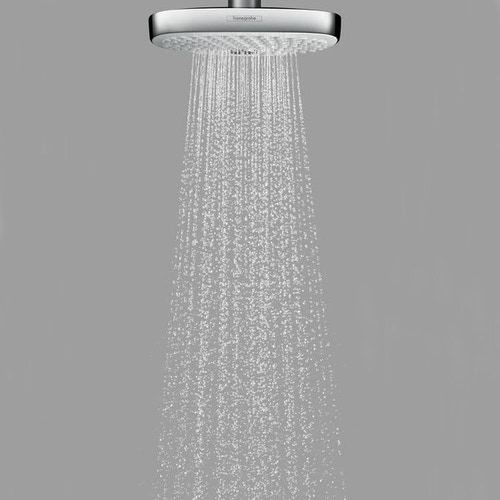 Immagine di Hansgrohe CROMA SELECT E soffione doccia 180 2 jet, finitura cromo 26524000