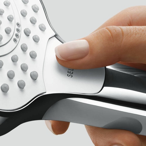 Immagine di Hansgrohe CROMA SELECT S doccetta Vario EcoSmart 9 l/min, finitura cromo e bianco 26803400