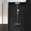 Immagine di Hansgrohe CROMETTA E showerpipe 240 1 jet, EcoSmart 9 l/min con termostatico, finitura cromo 27281000