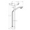 Immagine di Hansgrohe CROMETTA 85 set doccia Mono con asta doccia 67 cm, finitura cromo 27728000