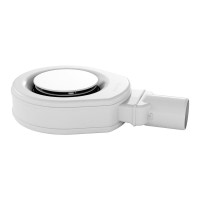 Immagine di Kaldewei Sifone di scarico KA 90 extra piatto per piatti doccia con SECURE PLUS, copertura dello scarico smaltata 687740492711