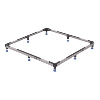 Immagine di Kaldewei Telaio di montaggio FR 5300 Flex, per piatto doccia rettangolare L.180 P.150 cm 530000140000
