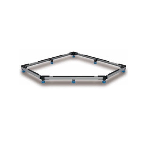 Immagine di Kaldewei Telaio di montaggio FR 5300 Flex, per piatto doccia pentagonale 100 cm 530000150000