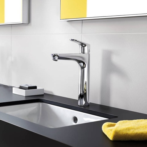 Immagine di Hansgrohe FOCUS miscelatore monocomando lavabo 190, senza scarico e saltarello, finitura cromo 31518000