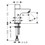 Immagine di Hansgrohe LOGIS rubinetto H.13 cm 70, finitura cromo 71120000