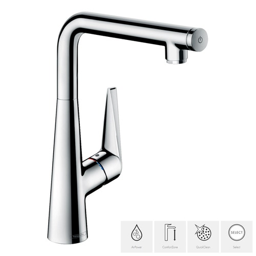 Immagine di Hansgrohe M51 miscelatore cucina monocomando alto finitura cromo 73854000